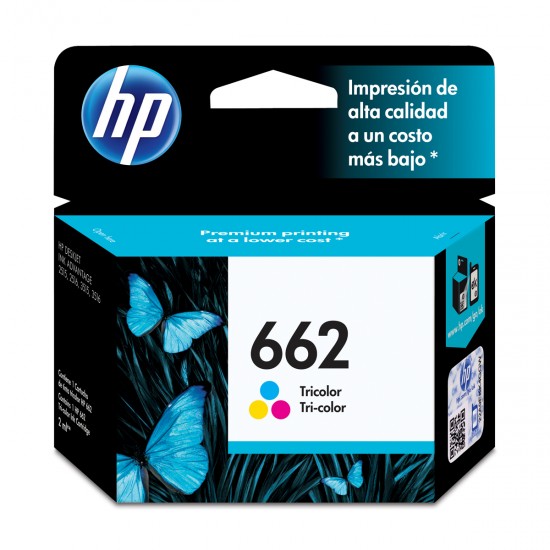 Cartucho de tinta HP 662 Tricolor Original