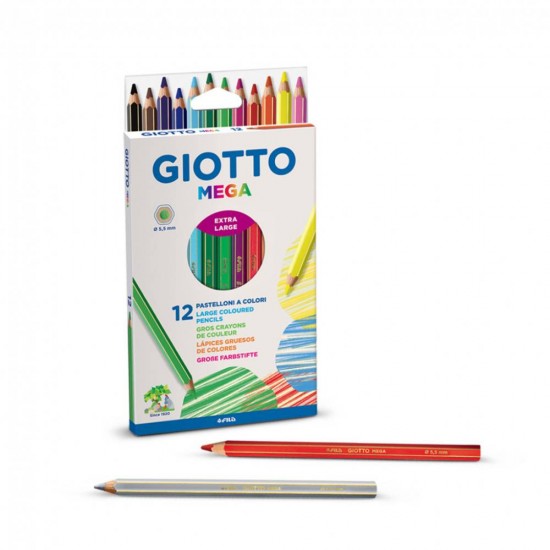 GIOTTO 12 Lapices gruesos Mega