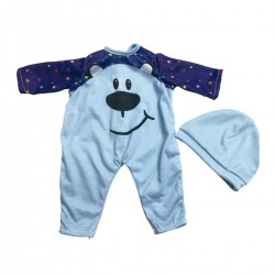Ropa Muñeco Celeste