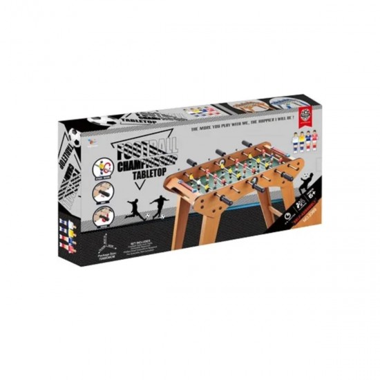 Mesa de futbolito de madera