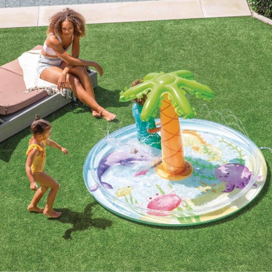 Piscina Palmera c/spray INTEX