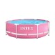 Piscina Metal Frame Rosada INTEX