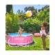 Piscina Metal Frame Rosada INTEX