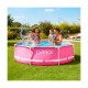Piscina Metal Frame Rosada INTEX