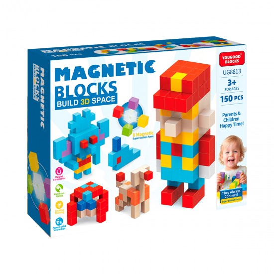 Cubos Magnéticos 150 piezas