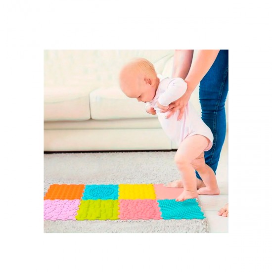 Alfombra Sensorial bebé 8 piezas