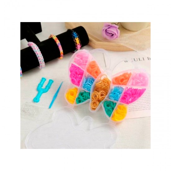 Gomitas elásticas en mariposa 500p