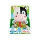 Vaca peluche con libro