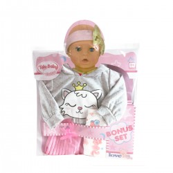 Ropa muñeca Gatito Gris