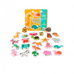 Puzzles 24 animales