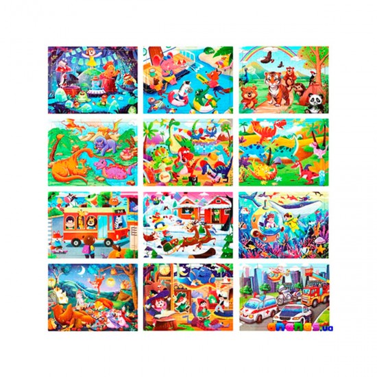 Puzzle 60 piezas surtido