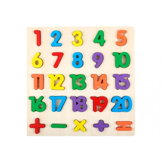 Paneles Numero Letra Formas