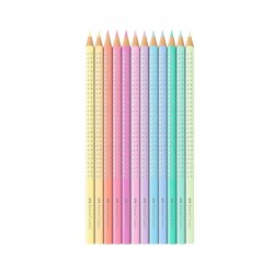 Lapices de colores FABER Sparkle Pastel x 12