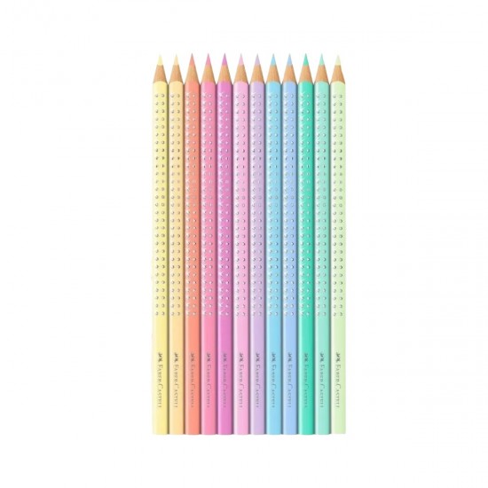 Lapices de colores FABER Sparkle Pastel x 12