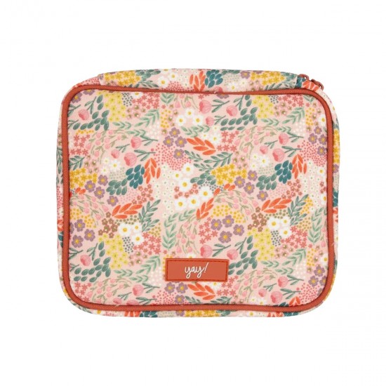 Cartuchera Tela con separadores Florales