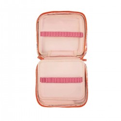 Cartuchera Tela con separadores Florales