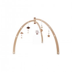 Gimnasio de madera para bebés