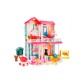 Casa de Muñecas con Accesorios y 4 Muñecas