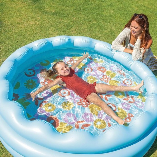 Piscina Borde Ondulado 168x46cm INTEX