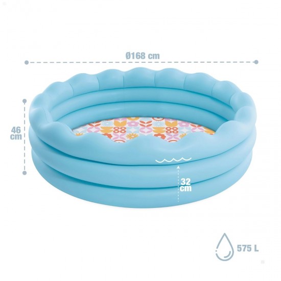 Piscina Borde Ondulado 168x46cm INTEX
