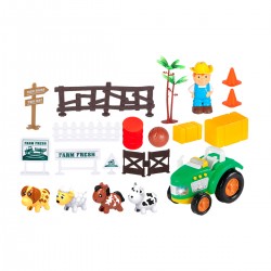 Tractor con animales