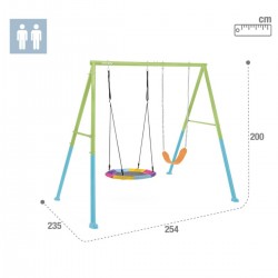 Estructura con 2 Hamacas INTEX