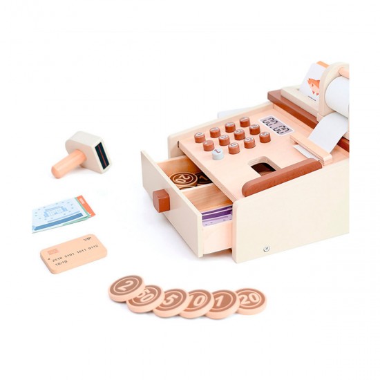Caja Registradora KABI de madera para niños