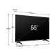 Smart TV HISENSE 55 UHD 4K