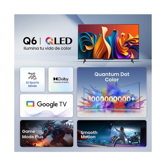 Smart TV HISENSE 65 4k QLED Google TV