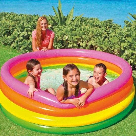 Piscina multicolor 168x46cm INTEX
