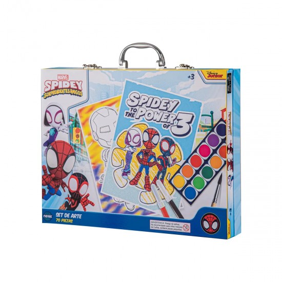 Valija Arte NEOX Spidey 70 Piezas