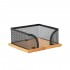 Cubo Para Hojas Base Madera