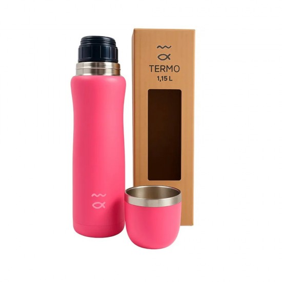 Termo térmico coral 1,15 litros Rio