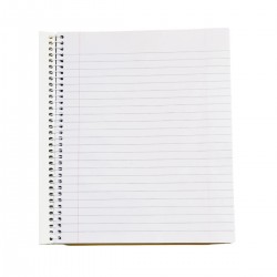 Cuaderno TABARÉ 96HS. c/espiral AZU/AM