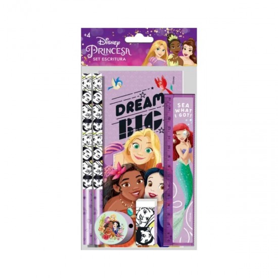 Set De Útiles Escolares Escritura Princesa