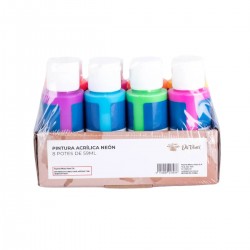 Pintura acrílica Neon x8 DA VINCI