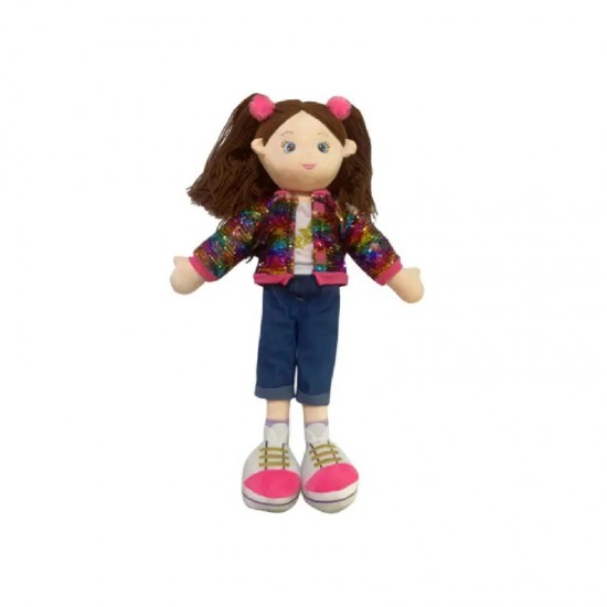 Muñeca de trapo con saquito