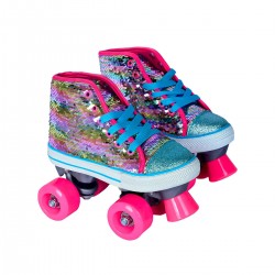 Patin 4 Ruedas Glitter talle 32