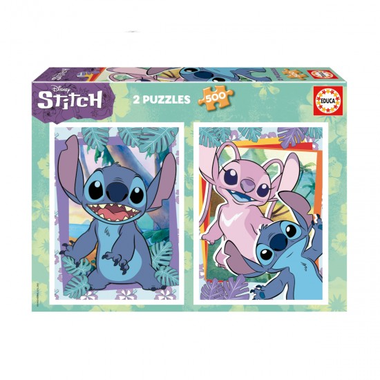 Puzzle 500 piezas Stich 2 en 1