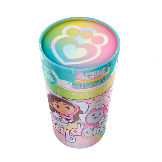 Puzzle Gabbys Dollhouse Cilindro De Cartón