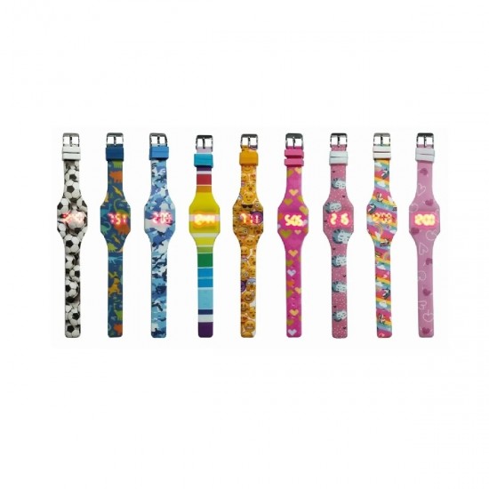 Reloj Silicona Led Diseño Surtidos
