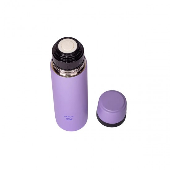 Set Termo y Mate 500 ml Lavanda RIO
