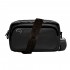 Riñonera Bandolera Negro Metalizado MOOREBAGS