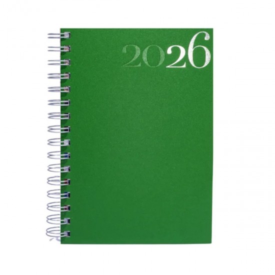 Agenda Positano c/espiral verde 2026