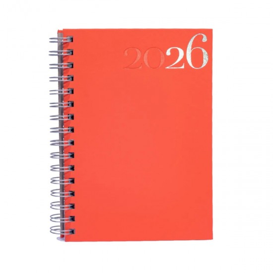 Agenda Positano c/espiral peach 2026