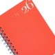 Agenda Positano c/espiral peach 2026