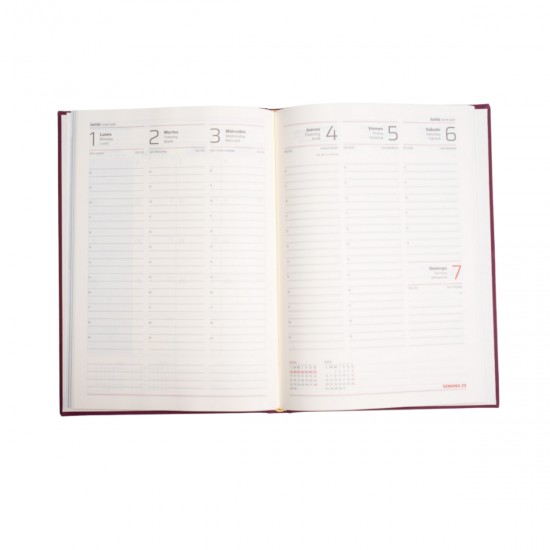 Agenda 2026 Chia Semanal Gris
