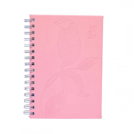 Agenda Monza Natural Pastel Diaria 2026