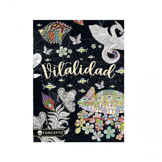 Vitalidad Relax Arte Libro Para Colorear