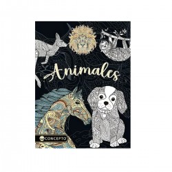 Animales Relax Arte Libro Para Colorear
